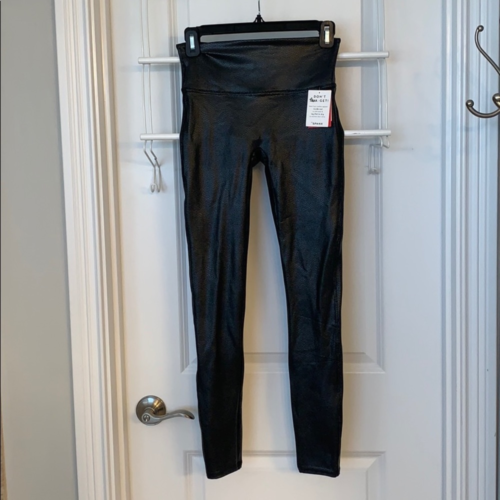 Spanx faux leather leggings